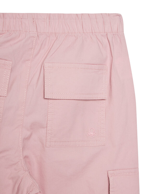Брюки свободного покроя 4L2VCF046 United Colors Of Benetton, розовый — фото 3