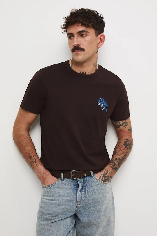 

Хлопковая футболка Medicine, коричневый