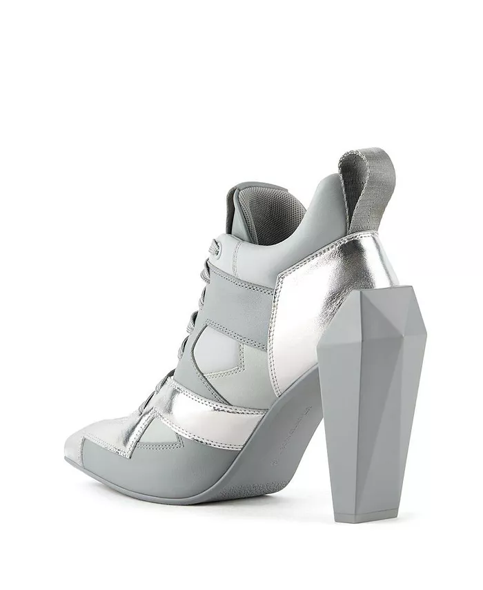 Женские кроссовки Gem Hi United Nude, серебро — фото 4