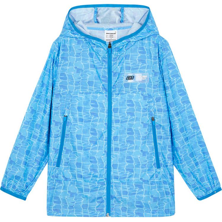 Детская одежда для защиты от солнца Moderate Skechers, синий water ripple all over print/021m — фото 3