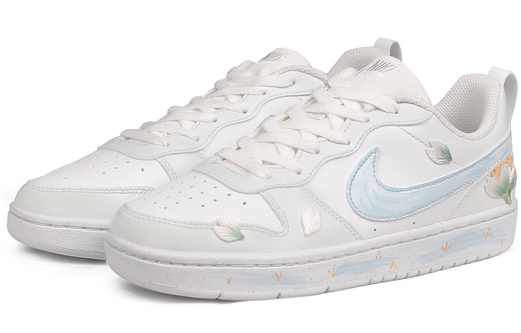 

Женские кроссовки для скейтбординга Nike Court Borough Low, White