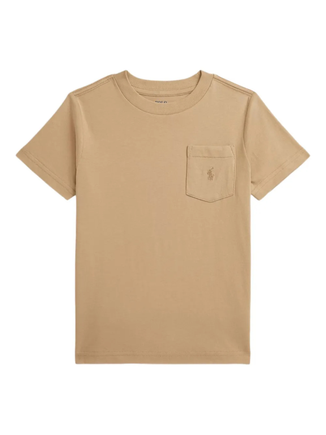 

POLO RALPH LAUREN KIDS футболка с вышитым логотипом, нейтральный