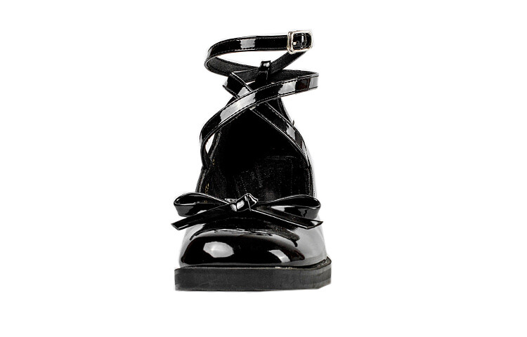 Туфли женские на высоком каблуке Wonderful Couple, цвет Black low heel 2.5cm — фото 3