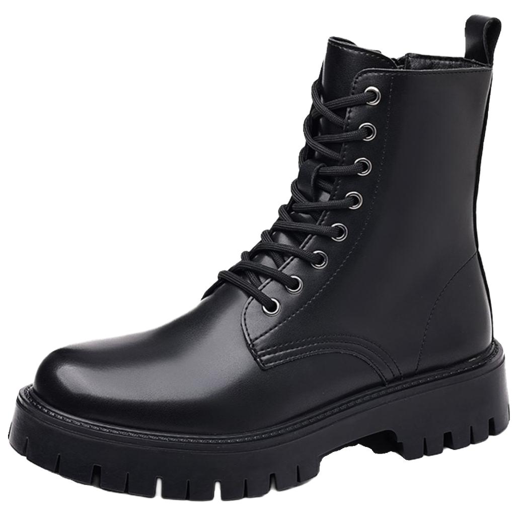 

ZUWUDONG Короткие ботинки Martin мужские черные