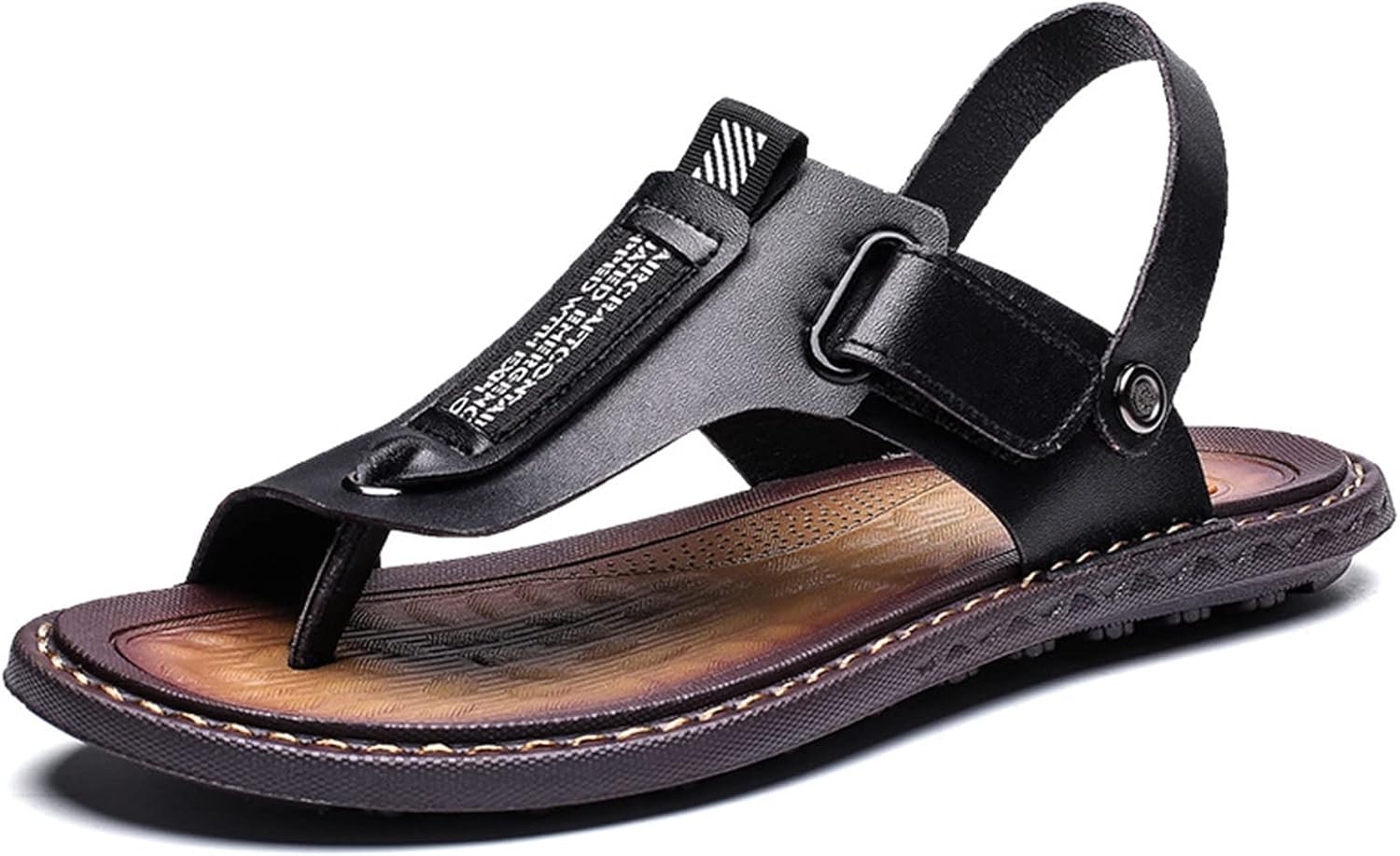 

Мужские сандалии WCXTY для пальцев с косточками, стильные легкие ортопедические тапочки для ходьбы, летние мягкие дышащие сандалии с кольцом для пальцев, для плантарного фасциита, черный