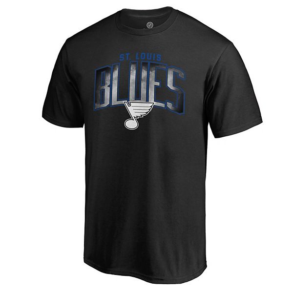 

Футболка мужская fanatics branded st louis blues arch smoke черная Unbranded