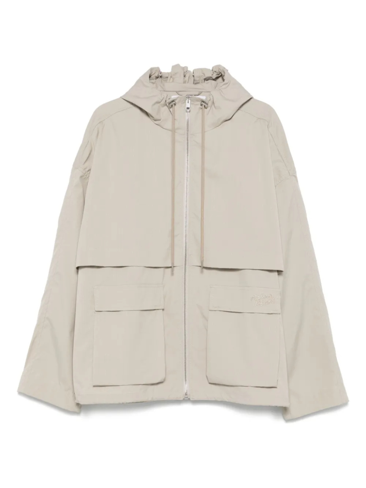 

Ветровка с капюшоном Maison Kitsuné, нейтральный