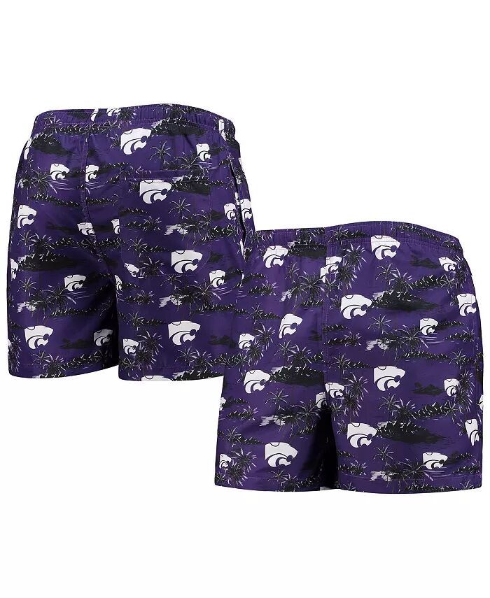 

Мужские фиолетовые плавки Kansas State Wildcats Island Palm FOCO