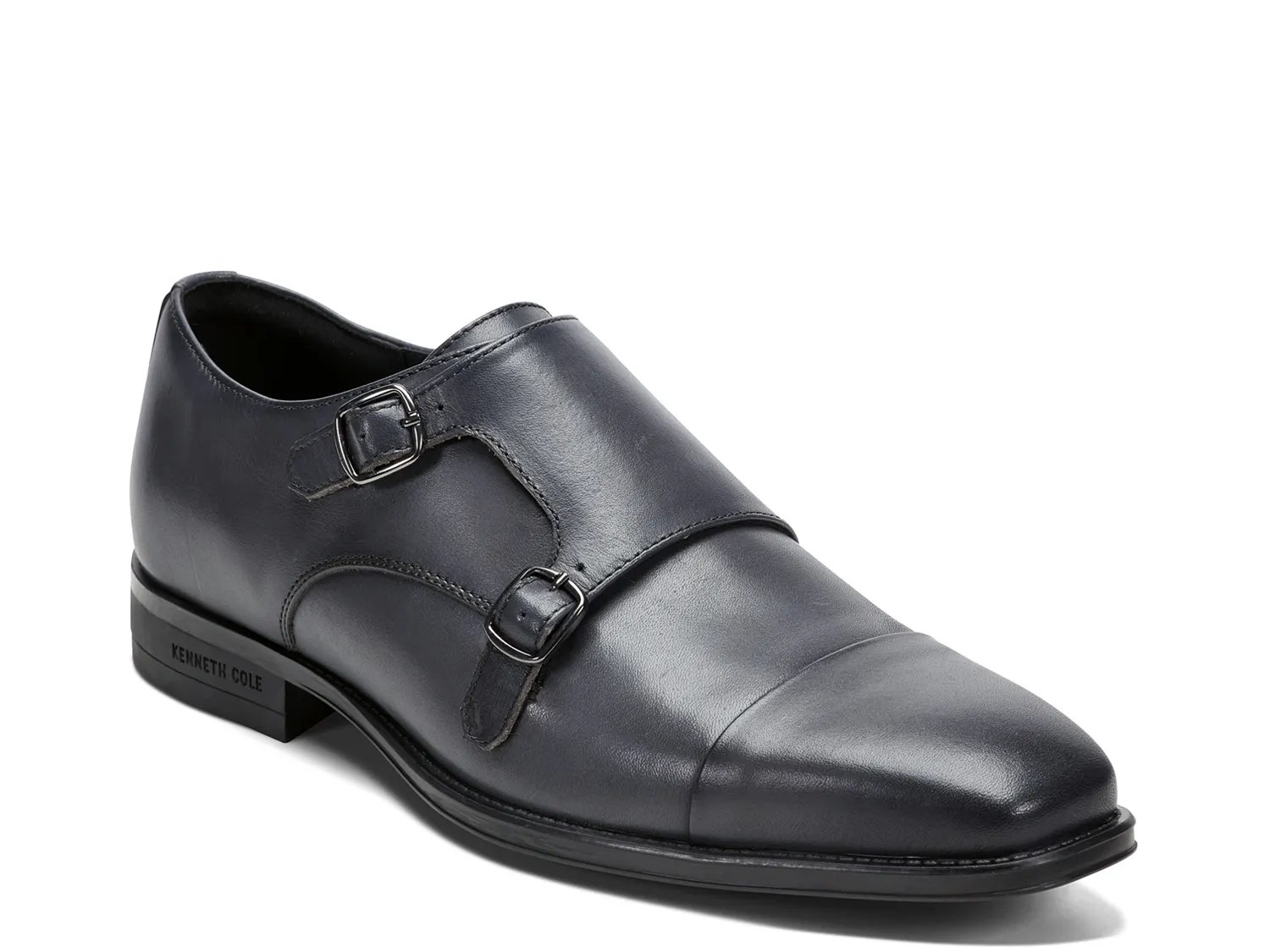 

Слипоны Kenneth Cole New York Charles Monk Strap Slip-On, темно-серый