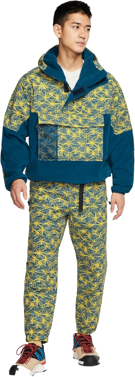 

Мужская флисовая куртка-анорак Nike ACG, размер CK3106-432, Valerian Blue/Tour Yellow