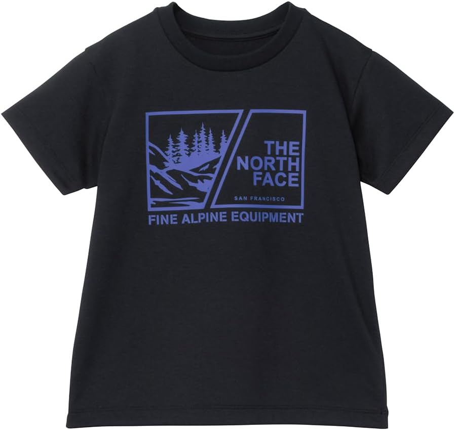 

Детская футболка с коротким рукавом и графическим принтом Viewpoint от THE NORTH FACE, унисекс, черный