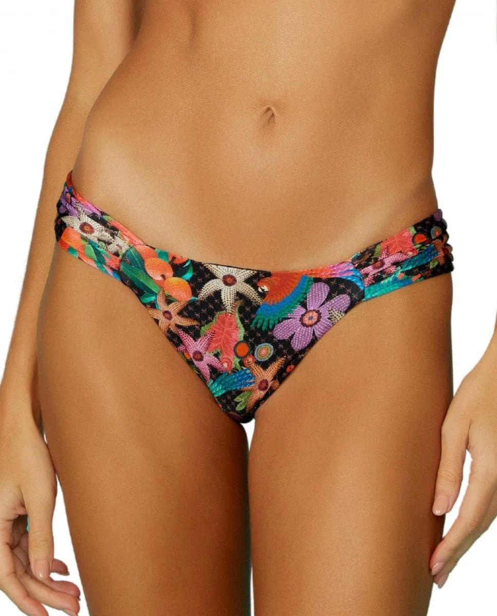 

Плавки бразильского бикини с принтом Blueman, черный