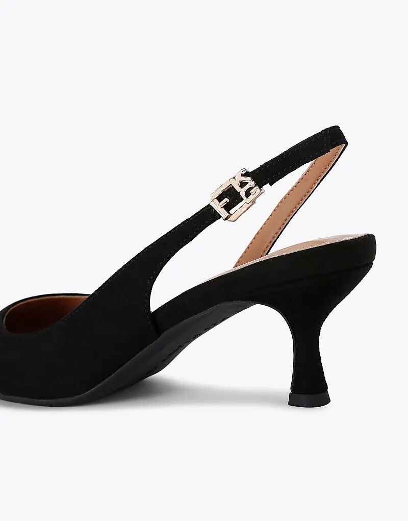 Туфли на низком каблуке KG Kurt Geiger Aria черного цвета — фото 4