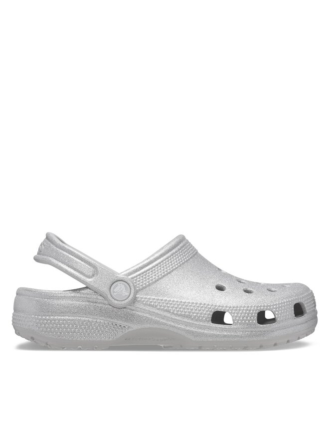 

Тапочки Crocs, серебряный