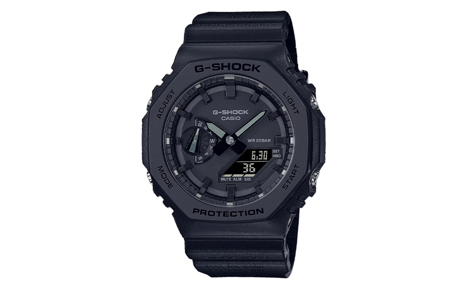 

Мужские черные часы GA-2140RE-1APR CASIO