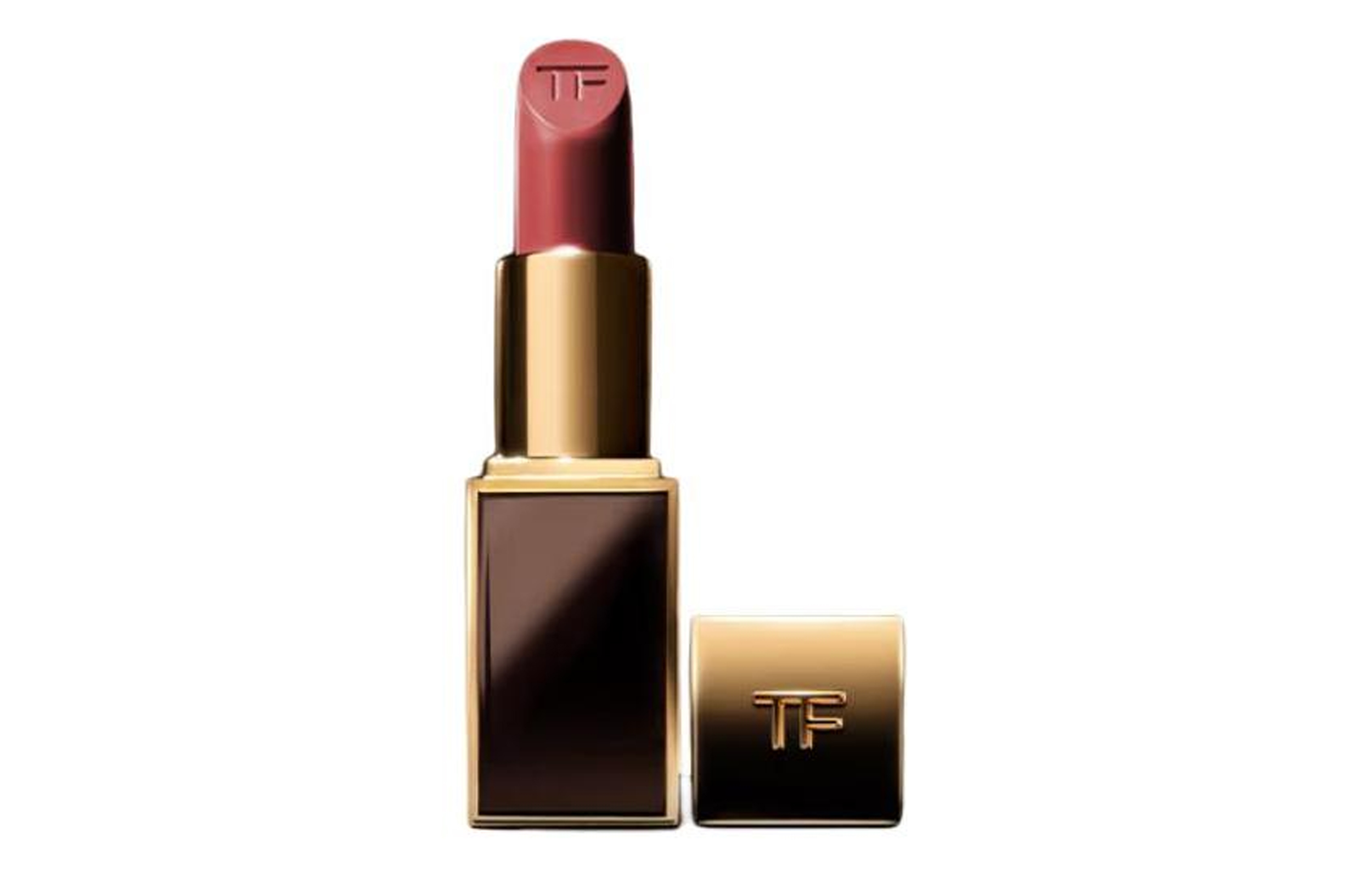 Тюбик помады TF Blazing Phantom Black, сатиновый блеск, легко растушевывается, оттенок 3.5g TOM FORD, #13 белый Peach Nude Pink — фото 2