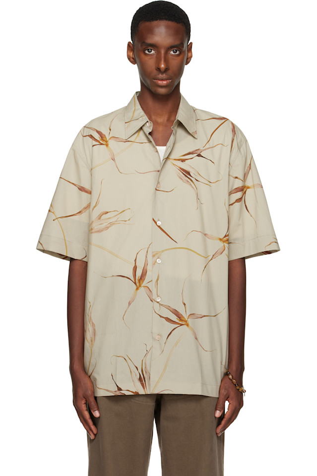 

Dries Van Noten Рубашка с цветочным принтом