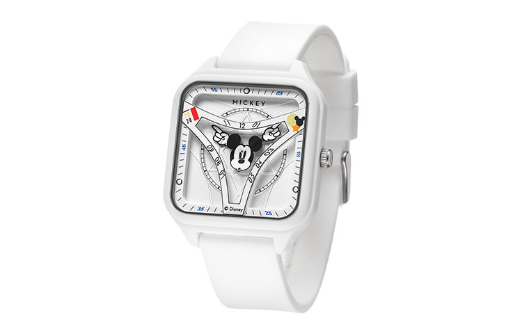 

Disney Часы Mickey Series Quartz Movement Silicone Strap Watch Unisex White Dial