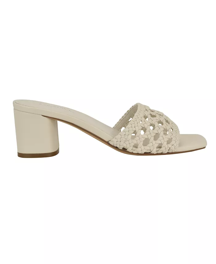 Босоножки Brianny Woven Slip-On Calvin Klein, слоновая кость/кремовый — фото 2