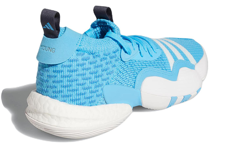 Trae Young 2.0 Down In The Deep Adidas, сине-белый — фото 4