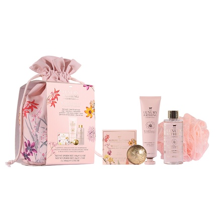 

Подарочный набор средств по уходу за телом в сумке Peony Peach Raspberry 5 предметов Grace Cole