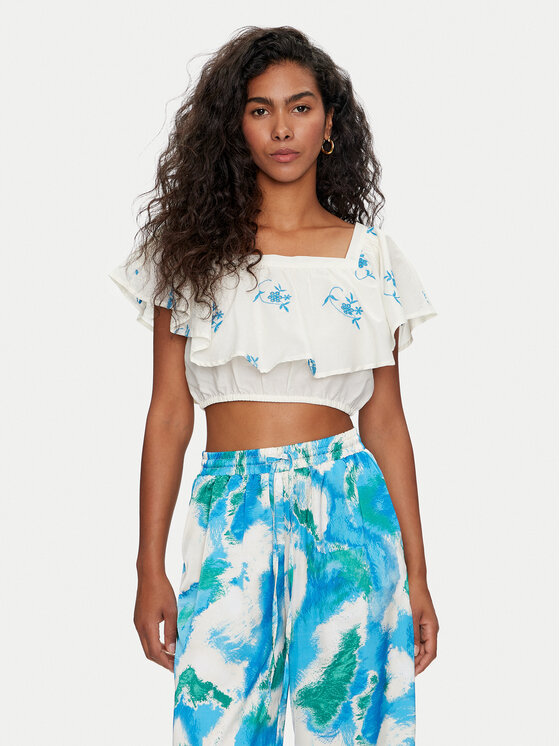 

Блузка обычного кроя Ibiza 10324193 Vero Moda, экрю
