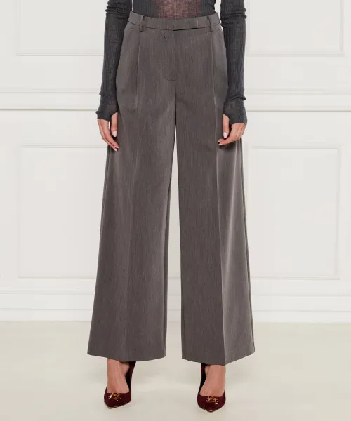 

Брюки Flare fit Patrizia Pepe, серый