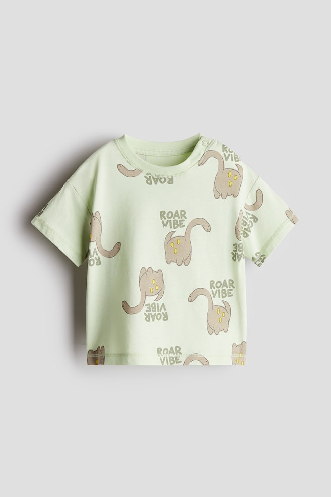

Футболка хлопковая с принтом H&M, мультиколор