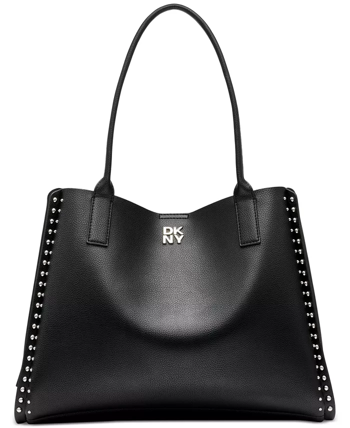 

Сумка-тоут Josie Large с шипами DKNY, черный