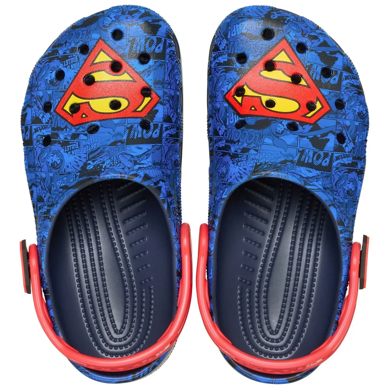Детские сабо Superman Classic Clog K Crocs, мультиколор — фото 3