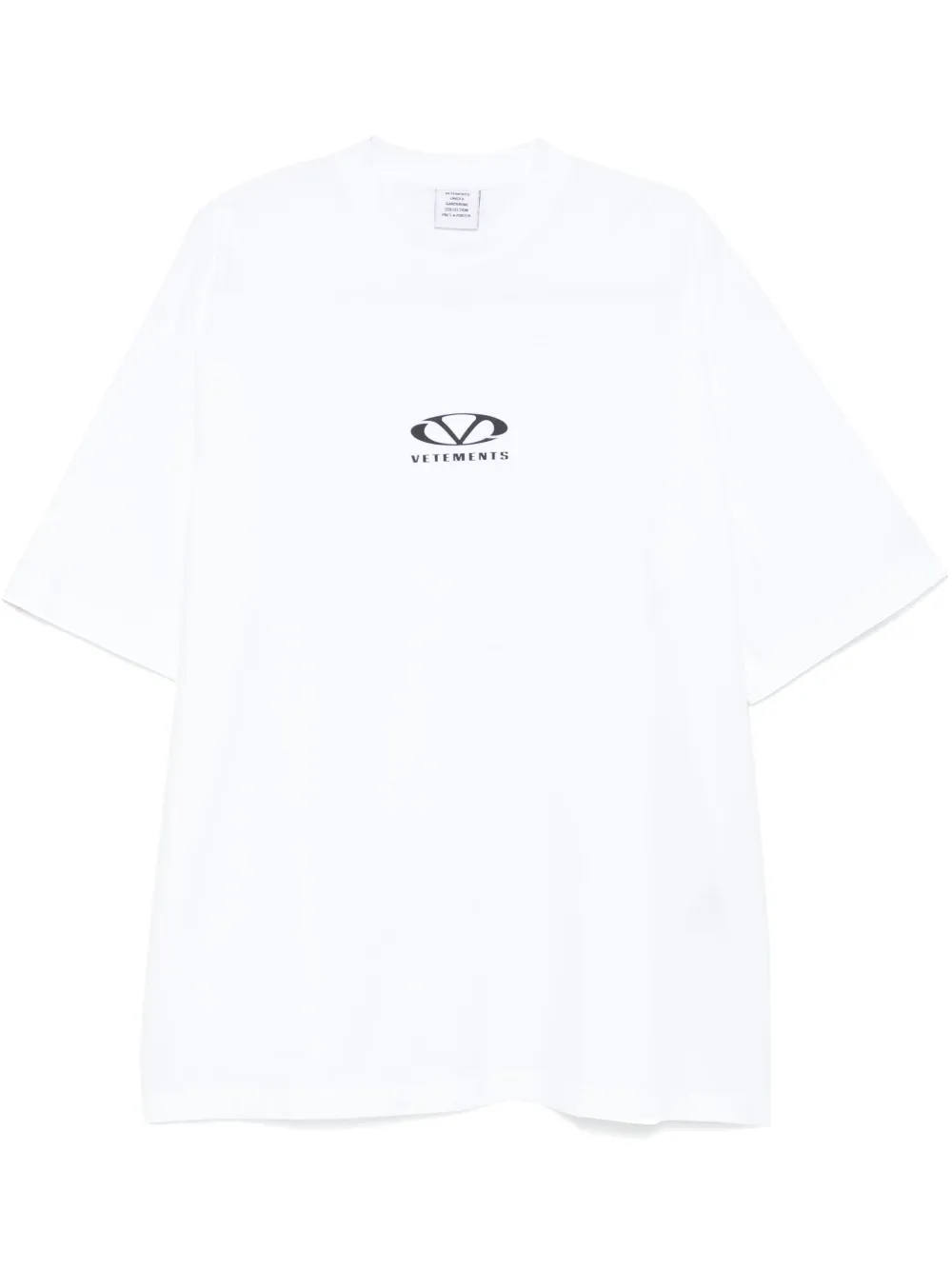 

Футболка с логотипом VETEMENTS, белый