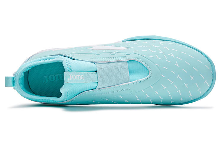 Детские футбольные бутсы Kids Low-top Aqua Blue/white Joma, белый — фото 4
