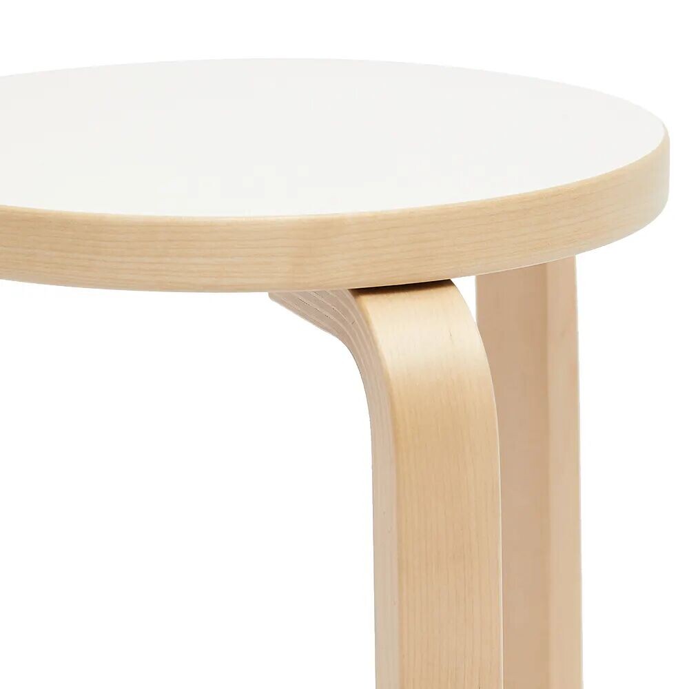 

Artek Алвар Аалто 1933 Табурет 60, белый