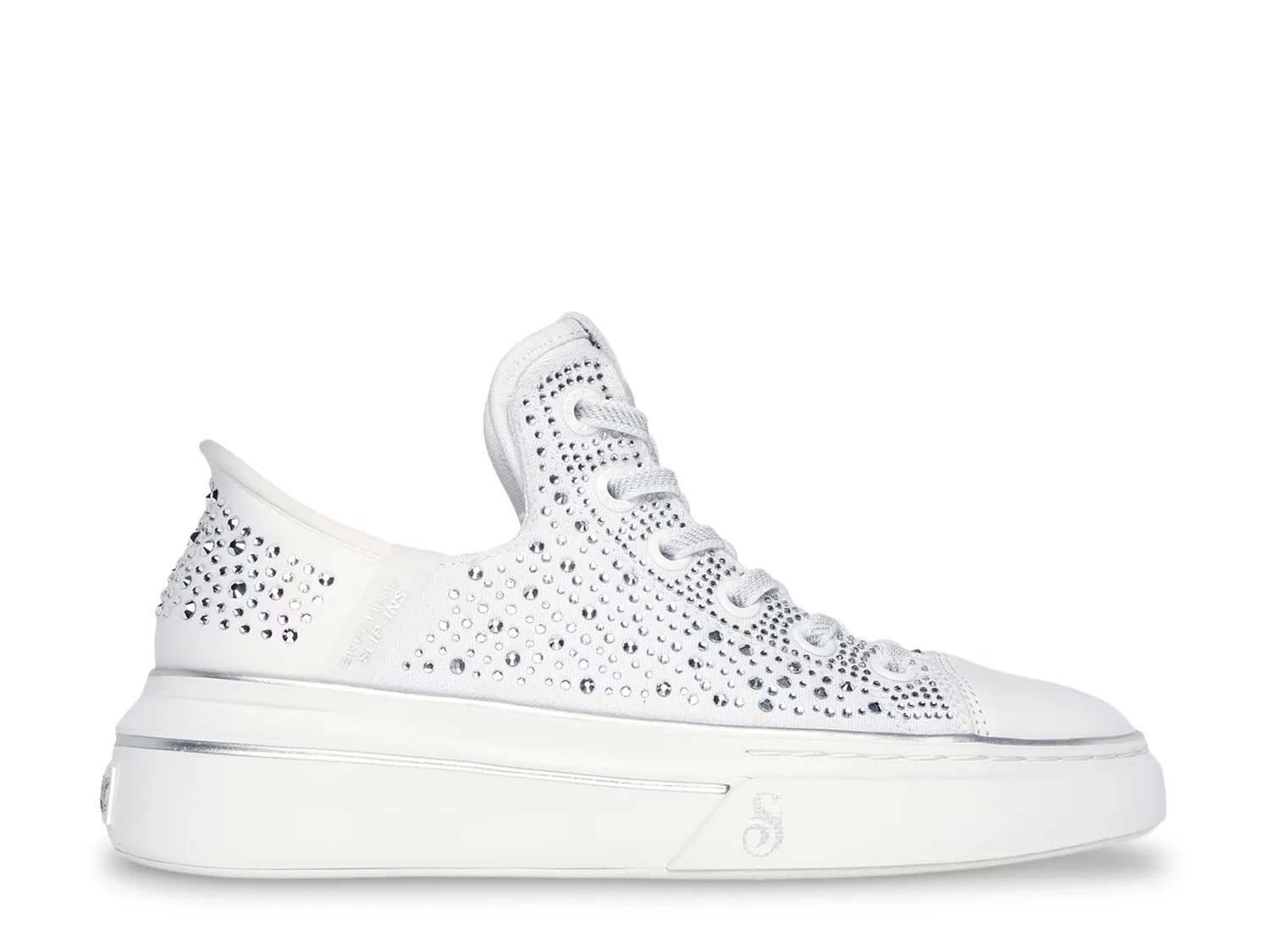 Кроссовки x Snoop Dogg Snoop One Rhine-Stoned Sneaker Skechers, белый — фото 3