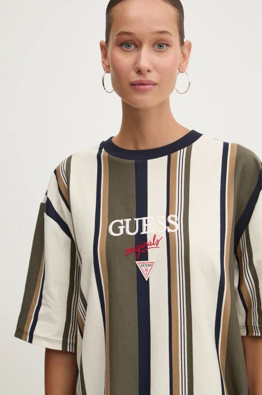 

Хлопковая футболка Guess Originals, мультиколор