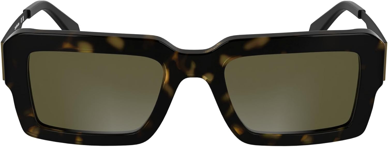 

Прямоугольные солнцезащитные очки Calvin Klein Jeans Ckj25606s, Dark Havana