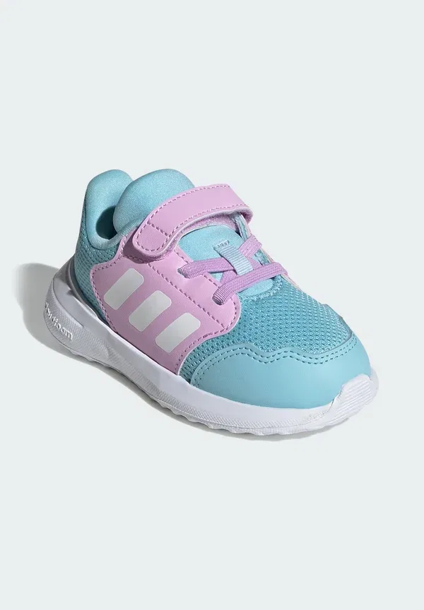 Кроссовки для бега по шоссе Tensaur Run 3.0 Adidas Performance, ледяной голубой, белый, блаженная сирень — фото 2