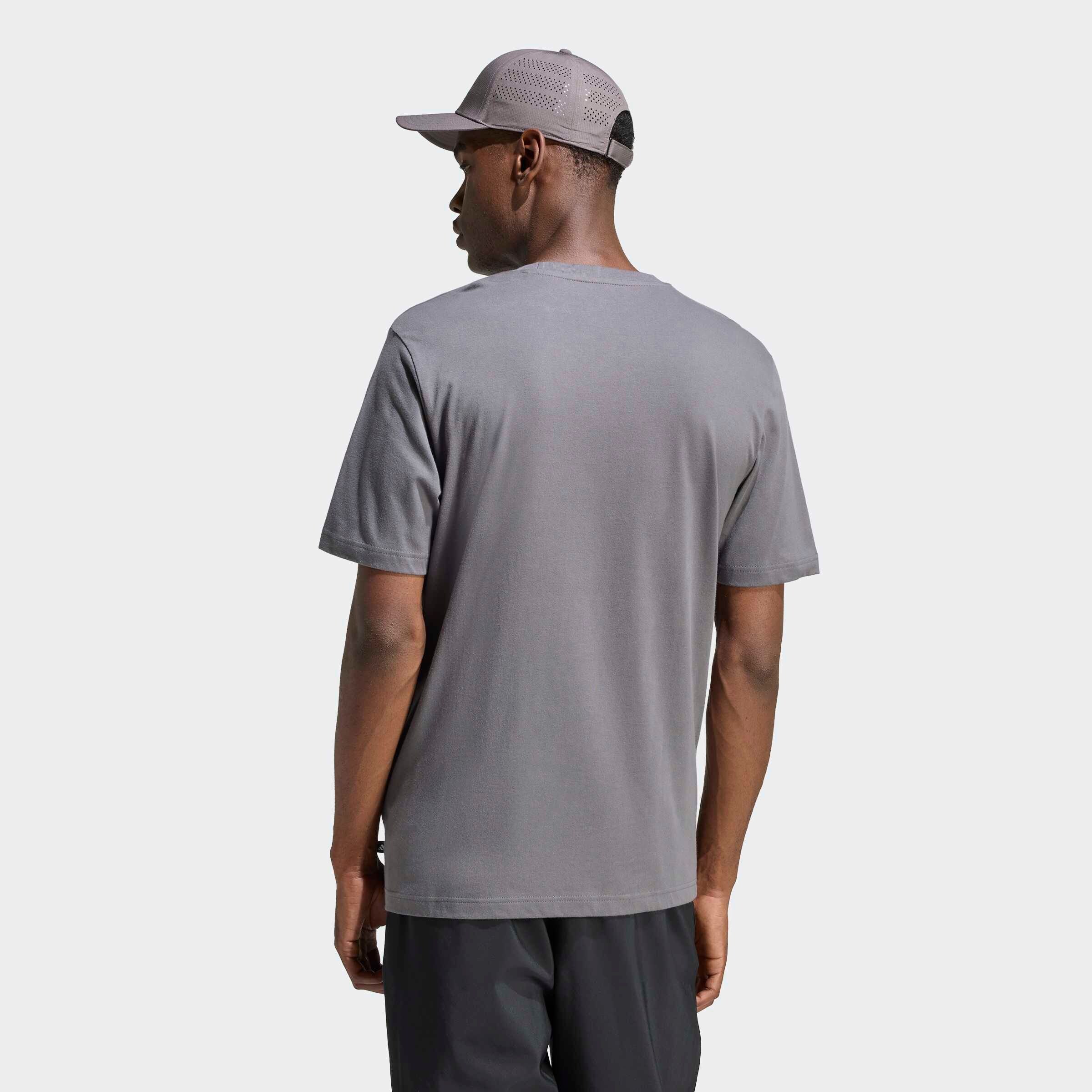 Adidas Sportswear Футболка в сером цвете — фото 3