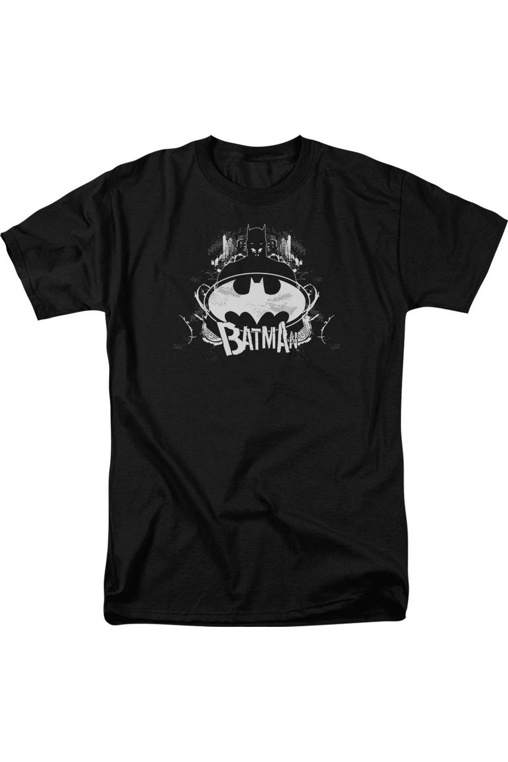 

Футболка с коротким рукавом для взрослых Batman Grim & Gritty Gildan, черный