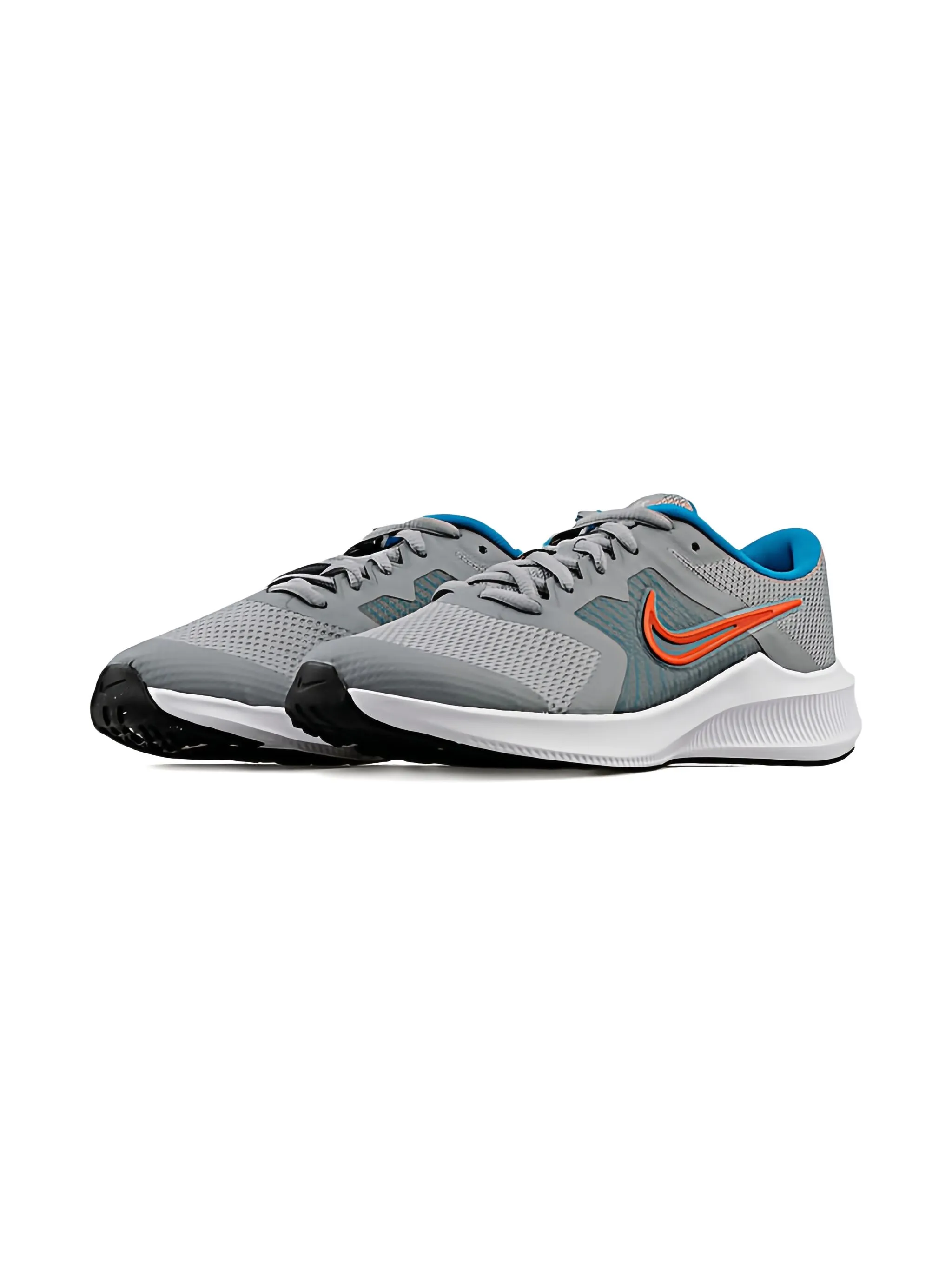 Кроссовки Downshifter 11 Grey/Orange Nike Kids, серый — фото 2