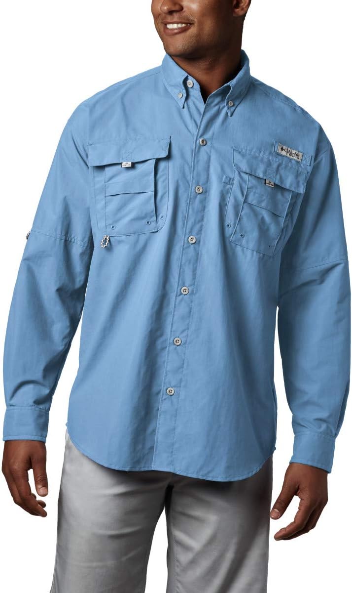 

Columbia Мужская рубашка PFG Bahama II с длинным рукавом, Blue