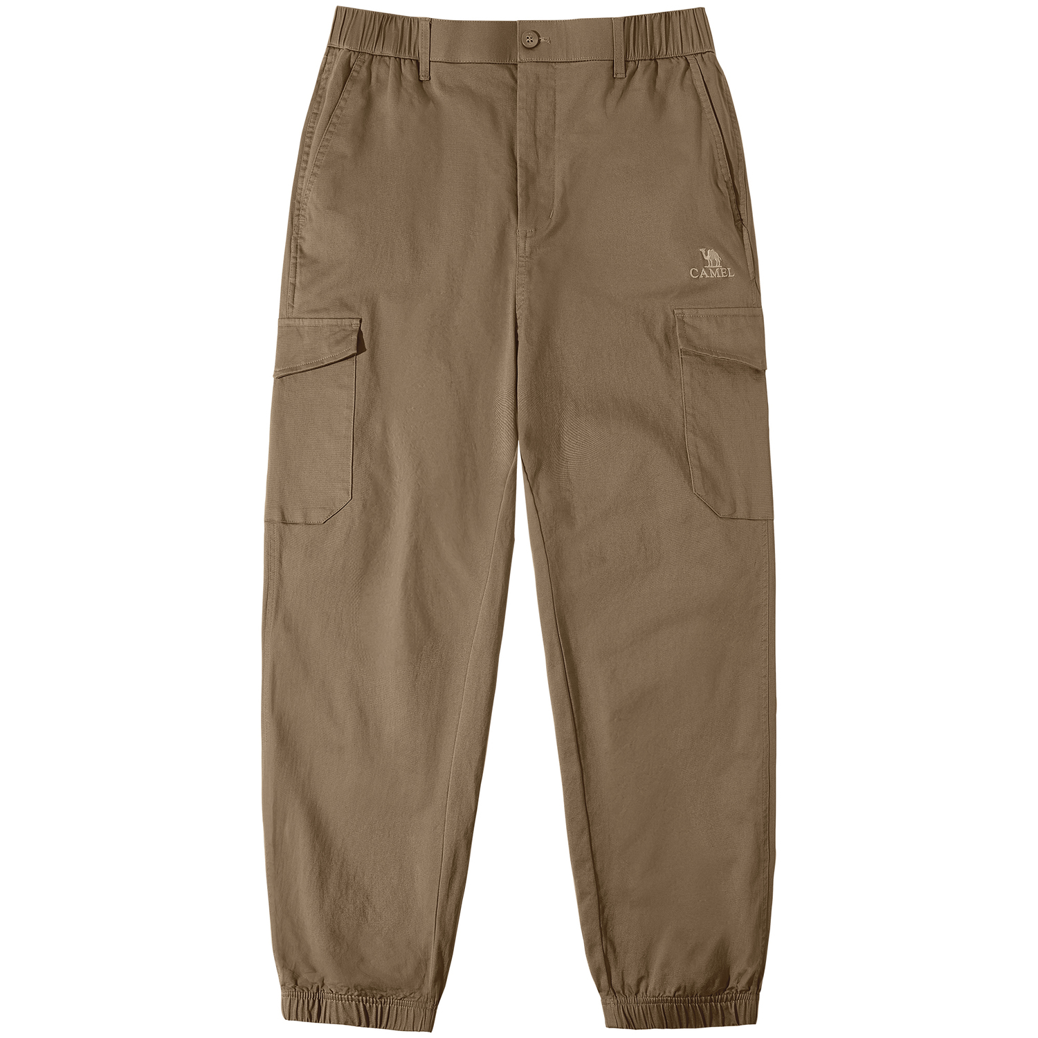 

Брюки карго мужские Yamamoto Basic Casual Outdoor, свободный крой, манжеты на резинке, 100% хлопок CAMEL, хаки