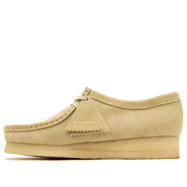 Кроссовки wallabee 'maple suede' Clarks, бежевый