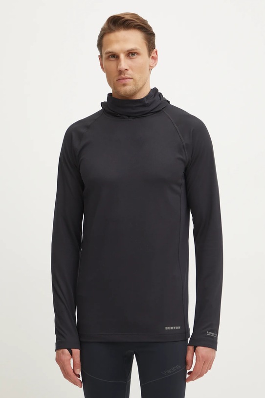 

Функциональный лонгслив Midweight X Base Layer с длинной горловиной и капюшоном Burton, черный