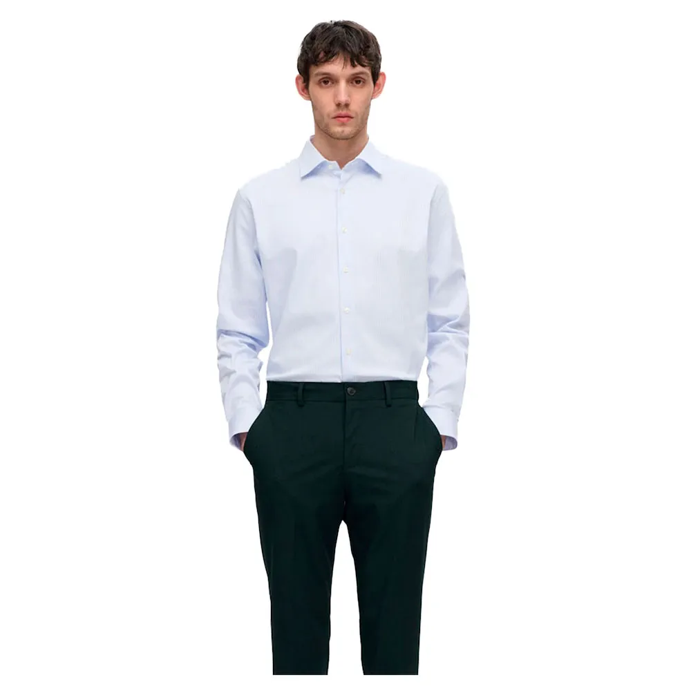

Рубашка Selected Slim Performance, синий