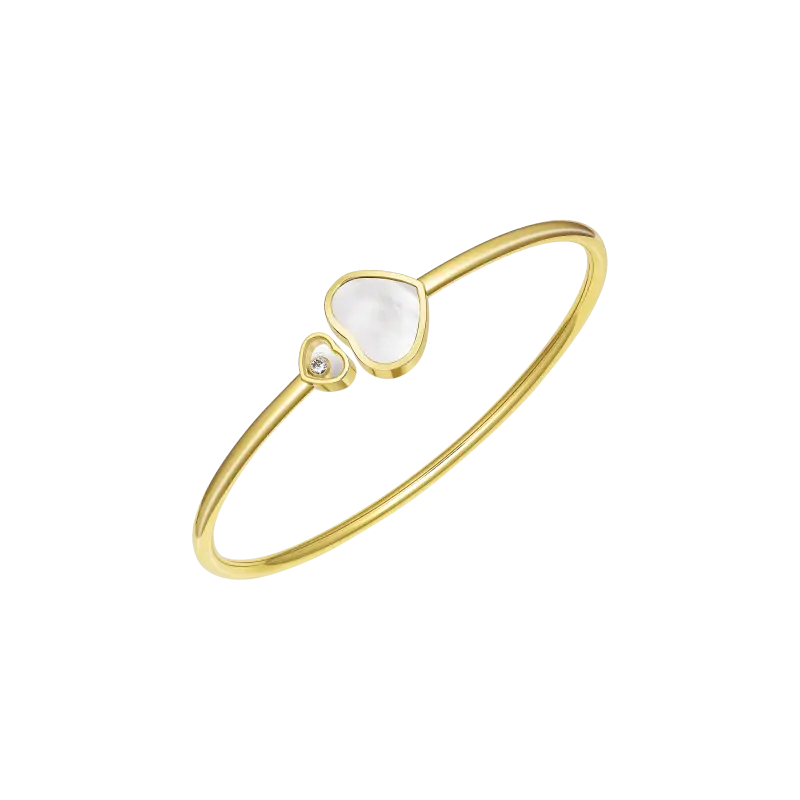 

Chopard - браслет джунко, этичное желтое золото, бриллиант, перламутр - 857482-0300 CHOPARD