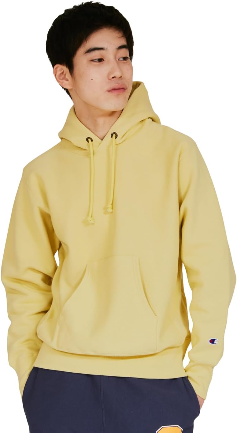 

Мужская толстовка с капюшоном Champion REVERSE WEAVE (R) C3-Y132, с длинным рукавом, на флисовой подкладке, плотность 11,5 унций, хлопок производства США, кремово-желтый