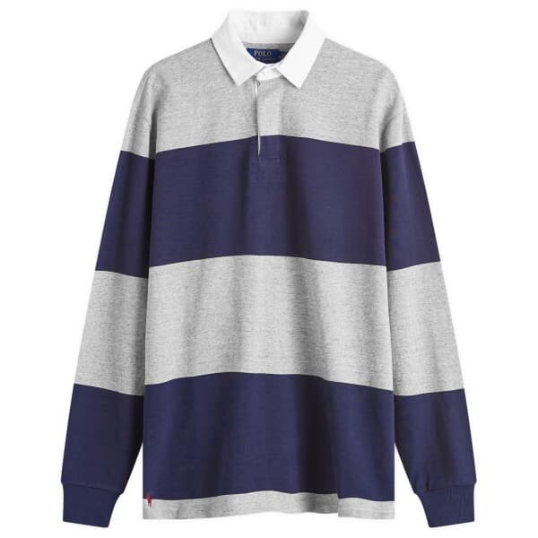 

Рубашка регби в полоску Polo Ralph Lauren, синий