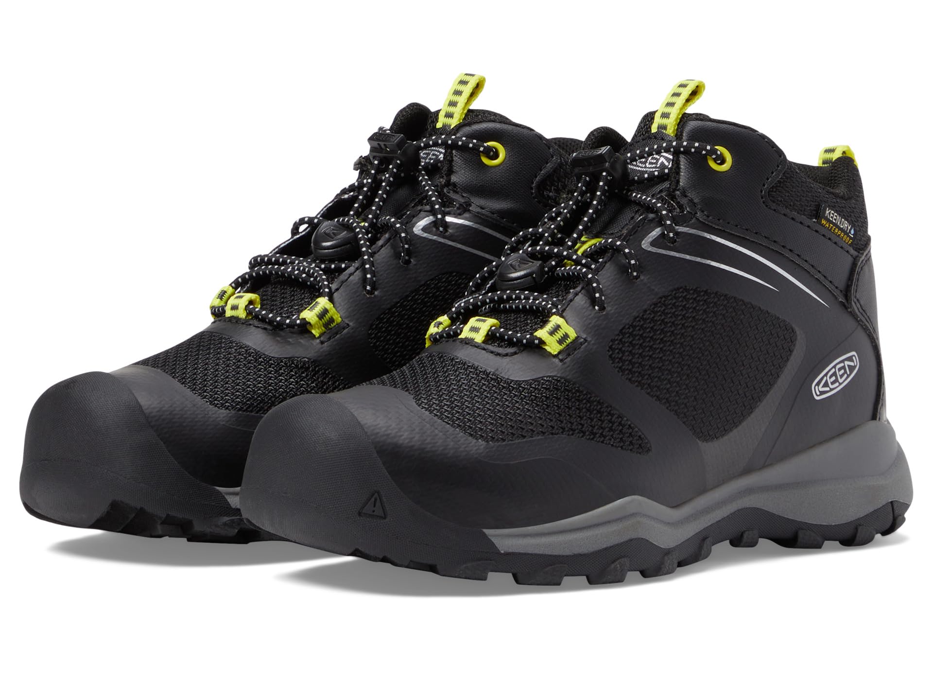 

Ботинки KEEN Kids Wanduro Mid Waterproof, цвет Black/Silver
