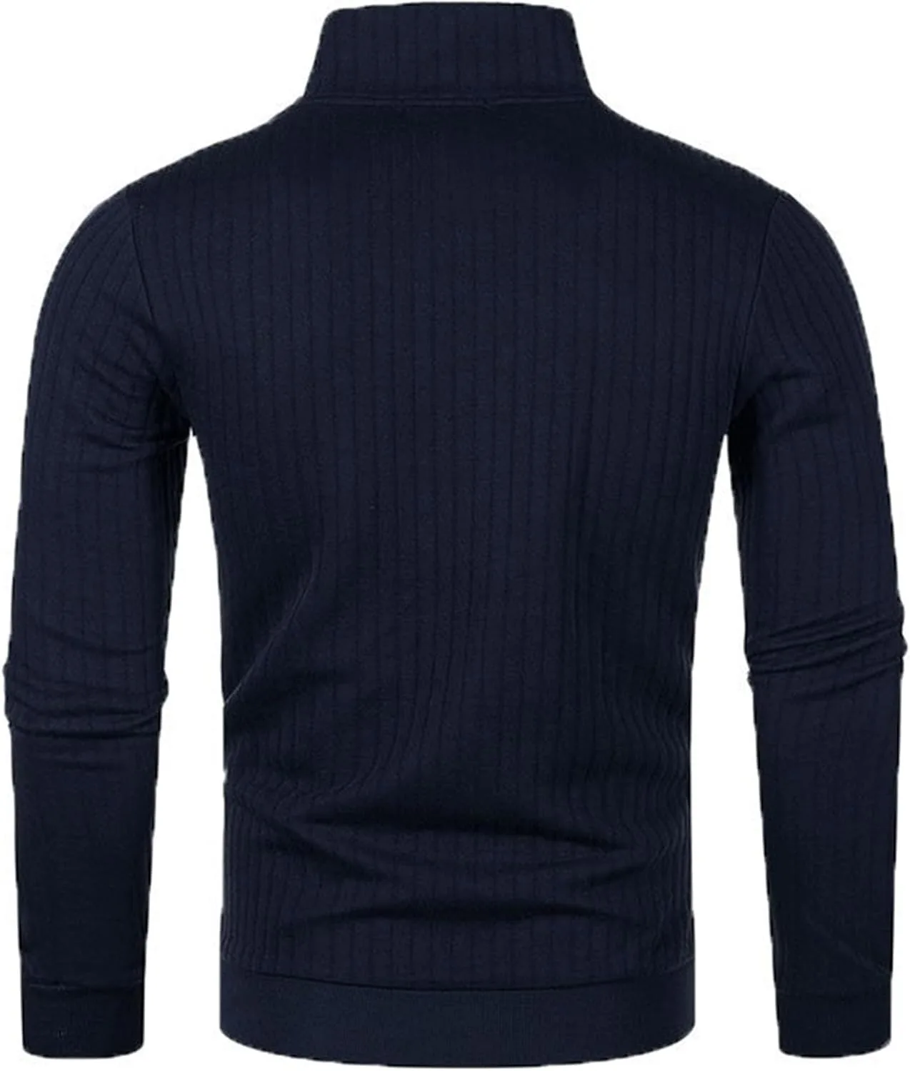 Мужской свитер с молнией на четверть Slim Fit — фото 4